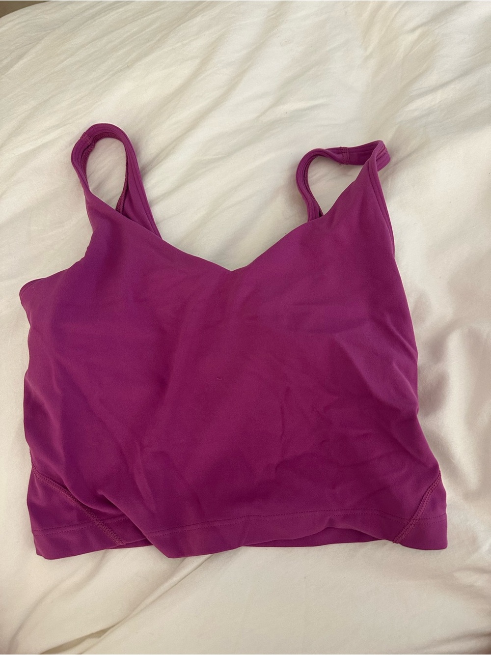Lululemon Women's Magenta V-Neck Camisole Tank Top